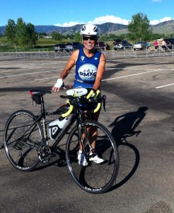 joan and her bike