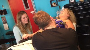 Janine & Daughter Getting Her Tattoo!