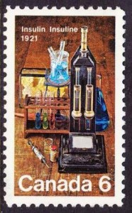 insulin 1921 stamp