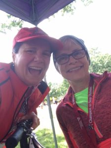 Me and Helen laughing at Tour de Cure Twin Cities 2016!